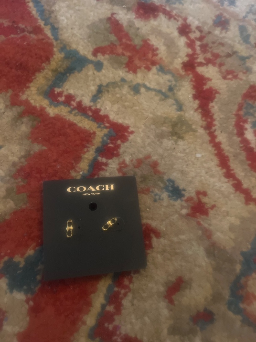 Authentic Coach Earrings - Picture 2 of 2